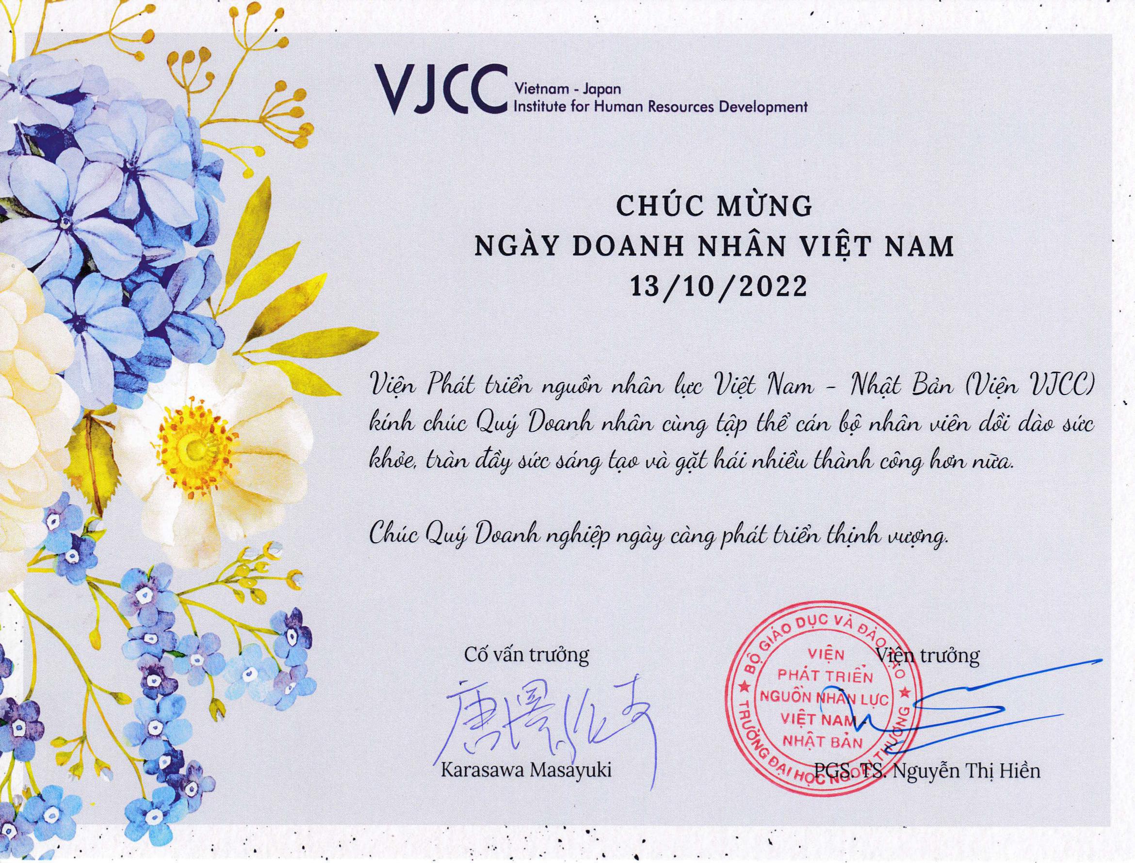 ChÚc MỪng NgÀy Doanh NhÂn ViỆt Nam 13 10